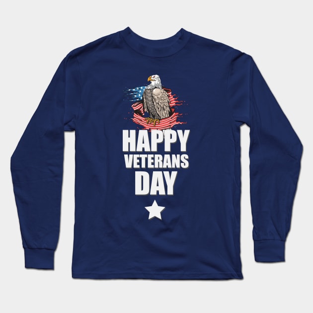 veterans day Long Sleeve T-Shirt by barwarrior